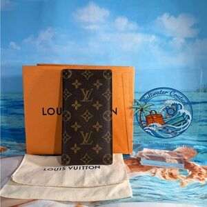 Louis Vuitton classic monogram long bi-fold wallet (unisex)